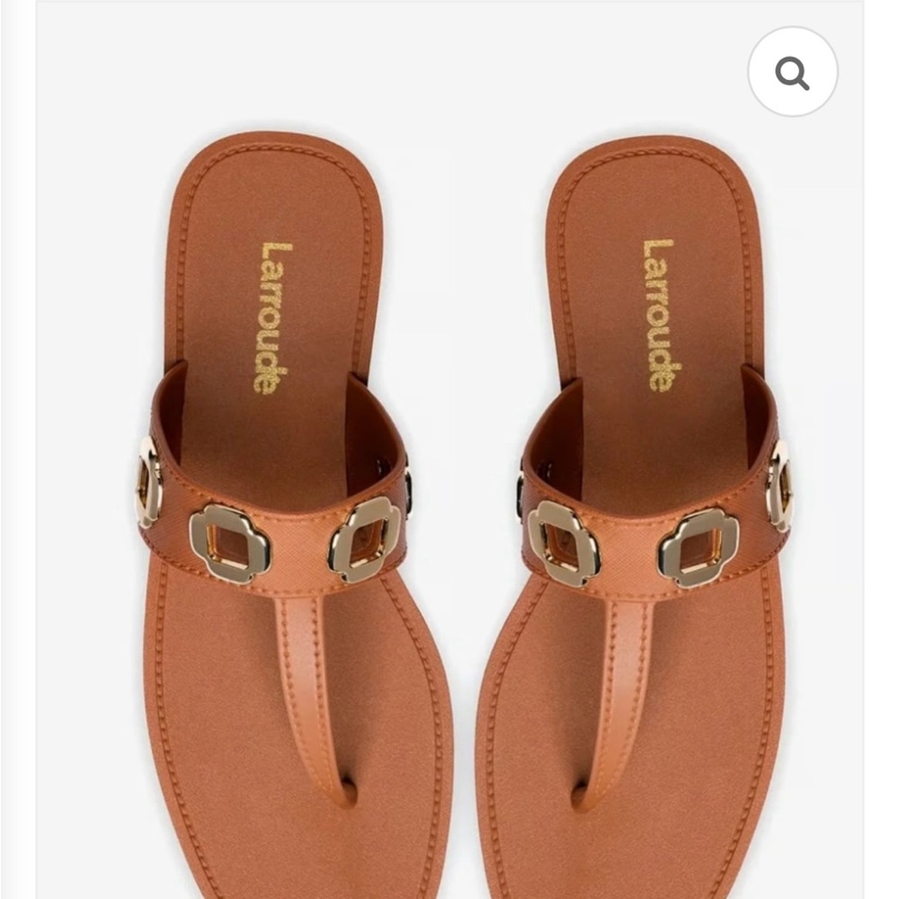 Larroude Caramel Sandals